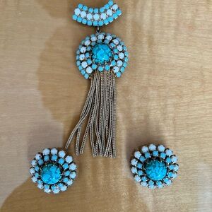 Vintage Alice Caviness Broach and Earrings